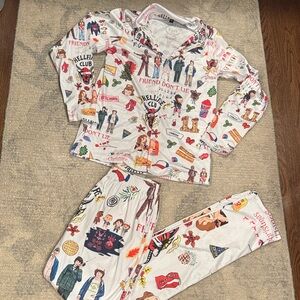 Colorful Kids Pajama Set with Fun Graphics/ Stranger Things